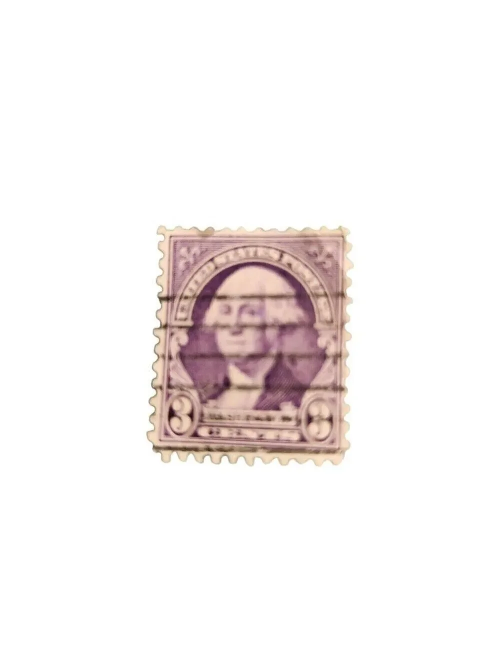 Vintage 1932 Washington 3¢ U.S. Postage Stamp Purple